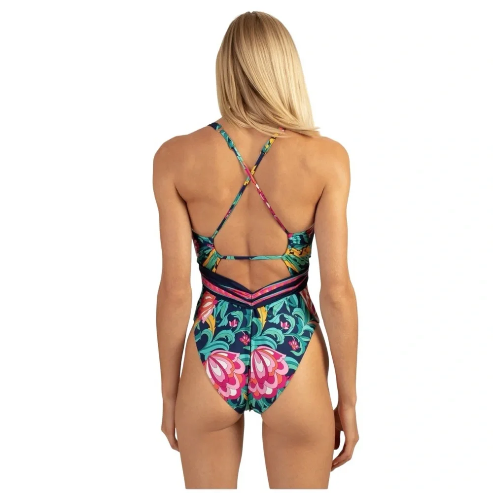 Trina Turk India Garden One-Piece Swimsuit